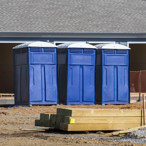 is there a specific order in which to place multiple porta potties in Fort Atkinson